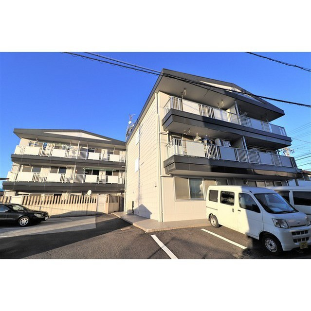 羽島郡笠松町長池のアパートの外観