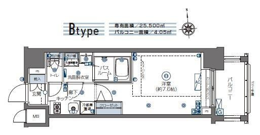 ZOOM四谷左門町の間取り
