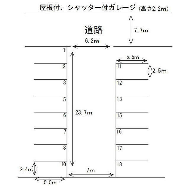 みなもとガレージの間取り