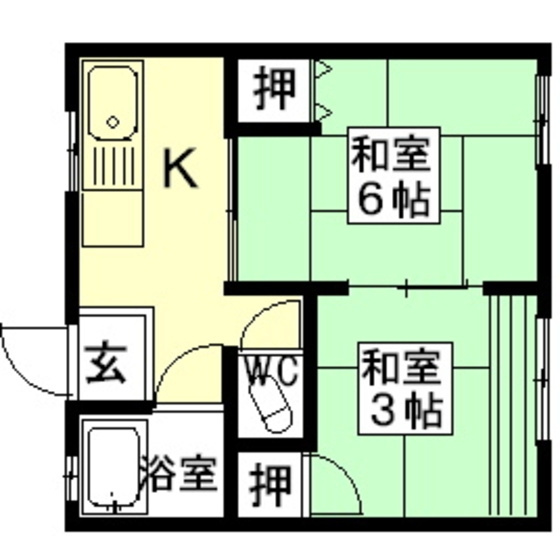 エステート早田の間取り