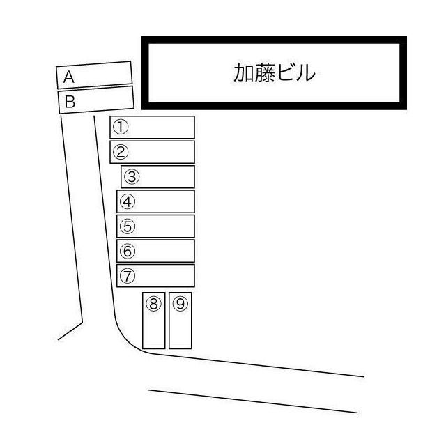 加藤ビル（笠松）の駐車場