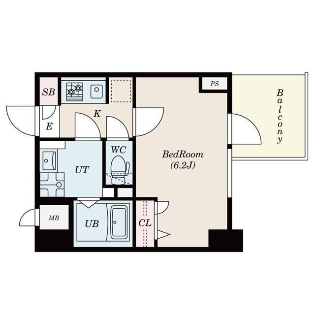 S-RESIDENCE新大阪Rishの間取り