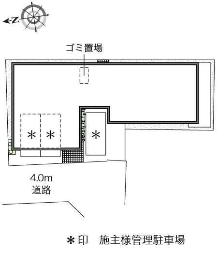 レオパレス香行苑１号の間取り