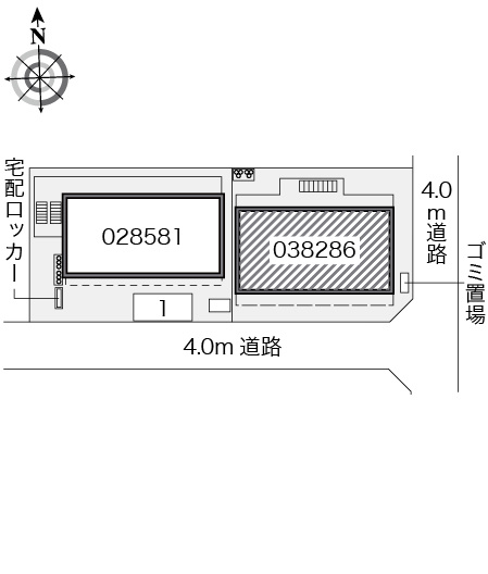 レオパレス十三Ⅱの間取り