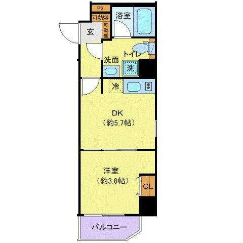 ディアレイシャス南砂町の間取り