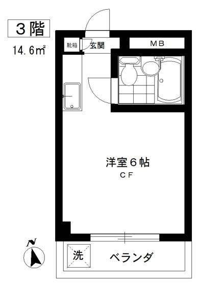 【間取り】 | 本郷ハイツ