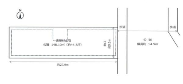 和歌山市本町5丁目　土地の土地図