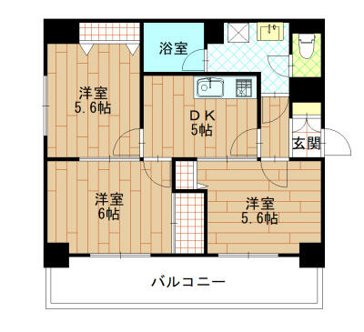 【間取り】 | エステート博多駅南ハウス