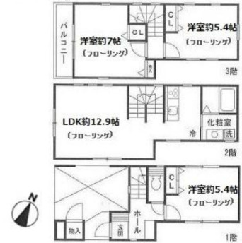 【間取り】 | 青木町戸建て
