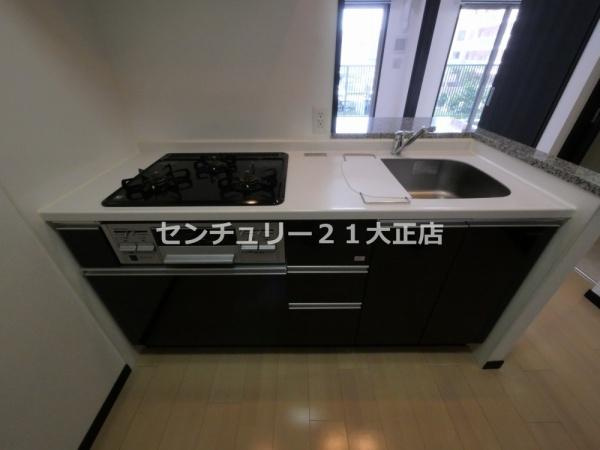 エステムコート難波WEST－SIDE2ベイフレックスのキッチン