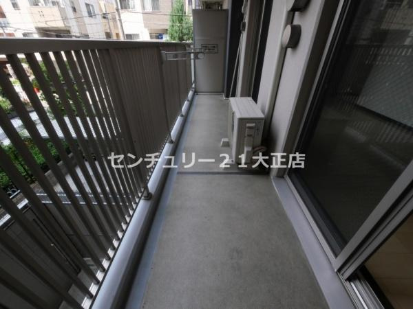 エステムコート難波WEST－SIDE2ベイフレックスのバルコニー