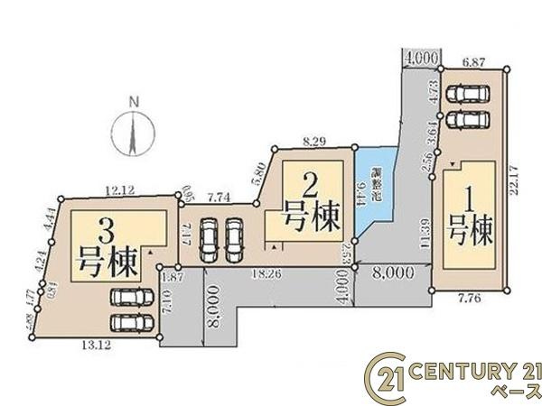 リーブルガーデン押熊町 ２号棟 ／新築一戸建の区画図|■こちらの物件は２号棟です！■