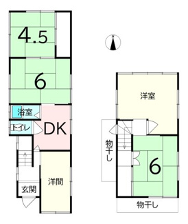 【間取り】 | 大和高田市昭和町