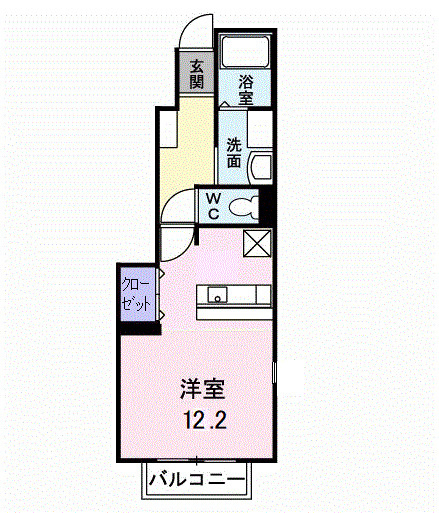 ジェルメ千本杉の間取り