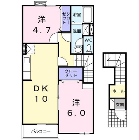 【間取り】 | グレイスコート坂ノ市