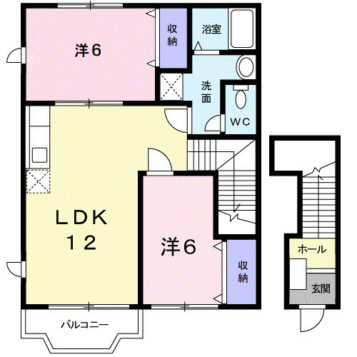【間取り】 | ＭＡＪＥＳＴＹ　１