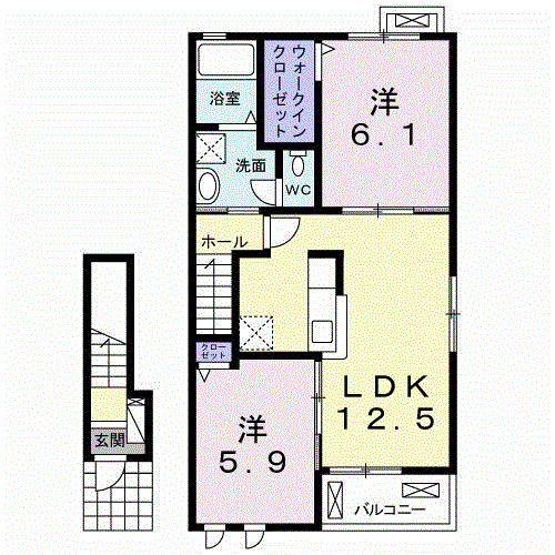 【間取り】 | ドリーム２０　Ａ