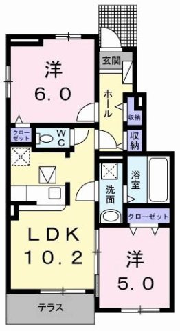 【間取り】 | ポコ　ア　ポコ　ⅡＡ