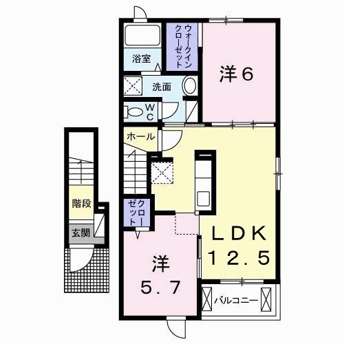 ネルソン四番館の間取り
