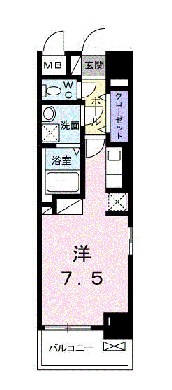 アビタシオン　グランデの間取り