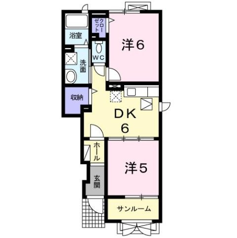 【間取り】 | プティ　パラス