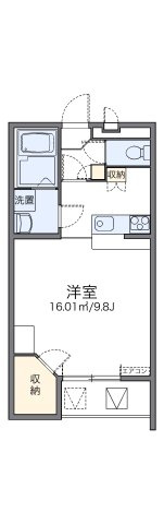 レオパレスαの間取り