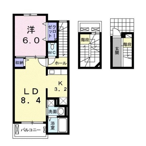 グラン　ソレイユの間取り