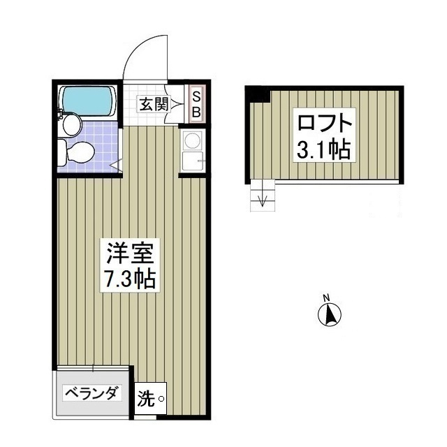 ブルーメだいやの間取り