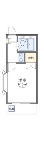 レオパレスフォンテーヌの間取り