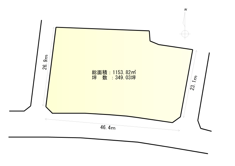 瑞浪市益見町2丁目の区画図
