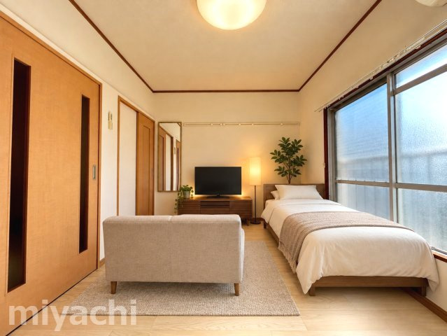 徳島市福島１丁目の賃貸マンションの居間・リビング