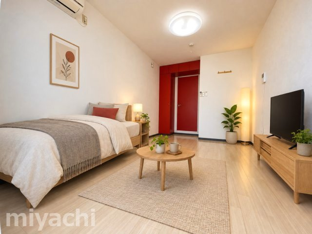 徳島市中昭和町２丁目の賃貸マンションの居間・リビング