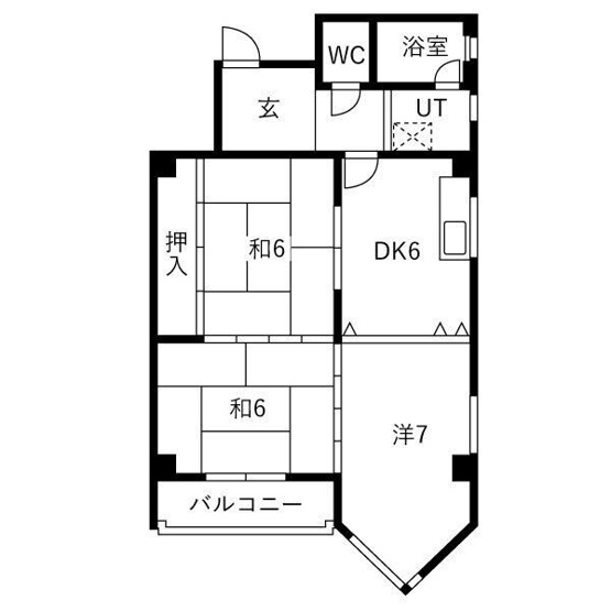 【間取り】 | フルーヴェ1番館