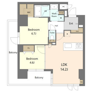 【間取り】 | S-RESIDENCE徳川altano(アルターノ)