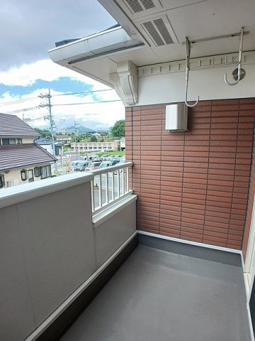 エクセル　コートＢのバルコニー|開放的で明るい空間を演出してくれるバルコニーです