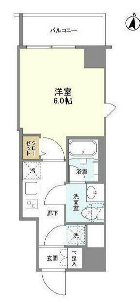 ビィ・フォルマ中延の間取り