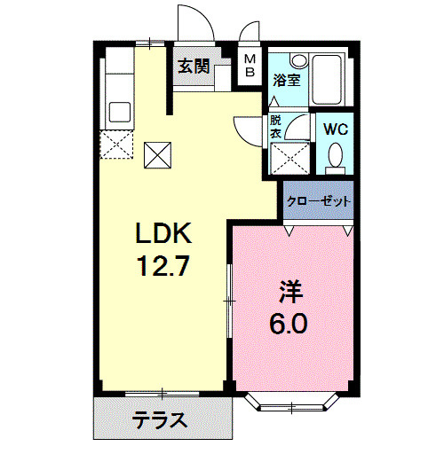 【間取り】 | エルディム東陽Ⅱ