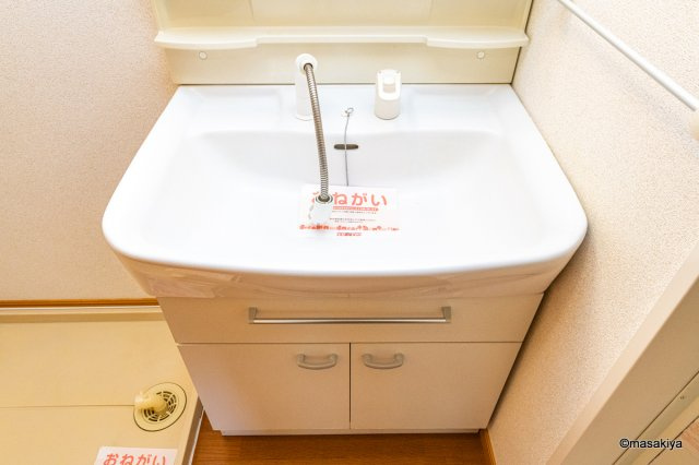 サラミタージュの洗面所|洗面・脱衣　シャンプードレッサー付き。