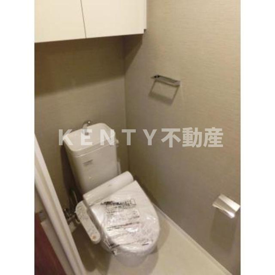 【トイレ】 | パークアクシス池田山 | 落ち着いた色調のトイレです