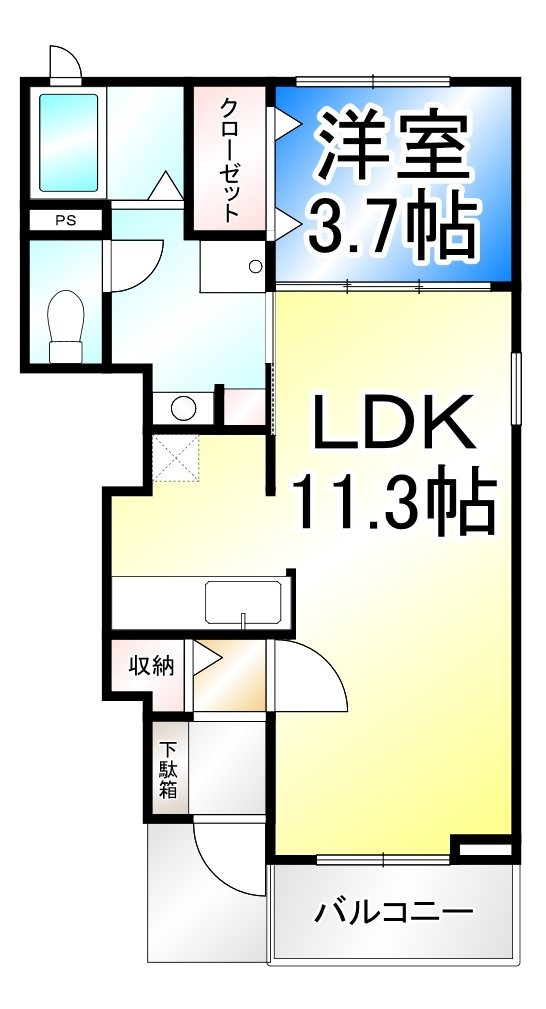 クラールT.Oの間取り