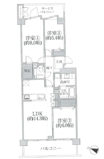 【間取り】 | デュークコート小岩