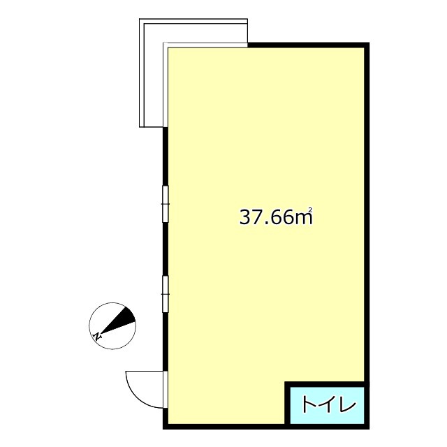 駅前ビルの間取り
