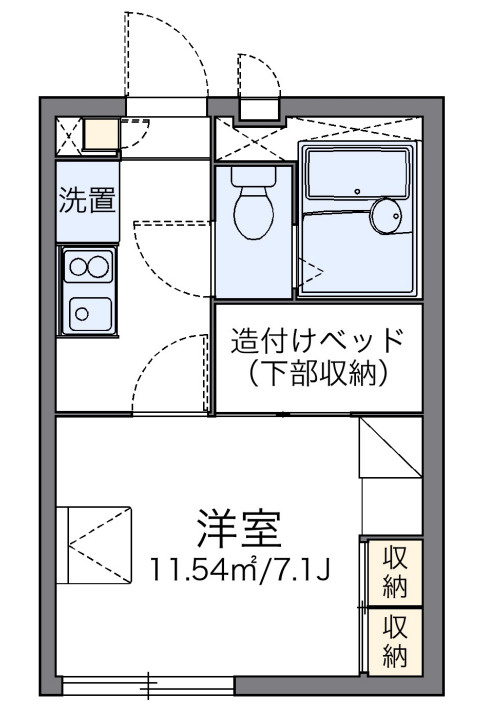 レオパレスProminentの間取り