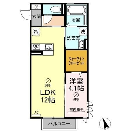 プリシア三門の間取り