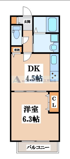【間取り】 | ヴァロンドール中野