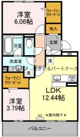 カーサステラⅢの間取り
