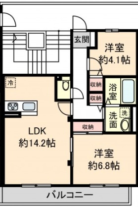 メゾン坂門ヶ原の間取り