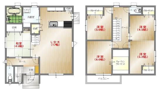 【間取り】 | 千町 2,890万円