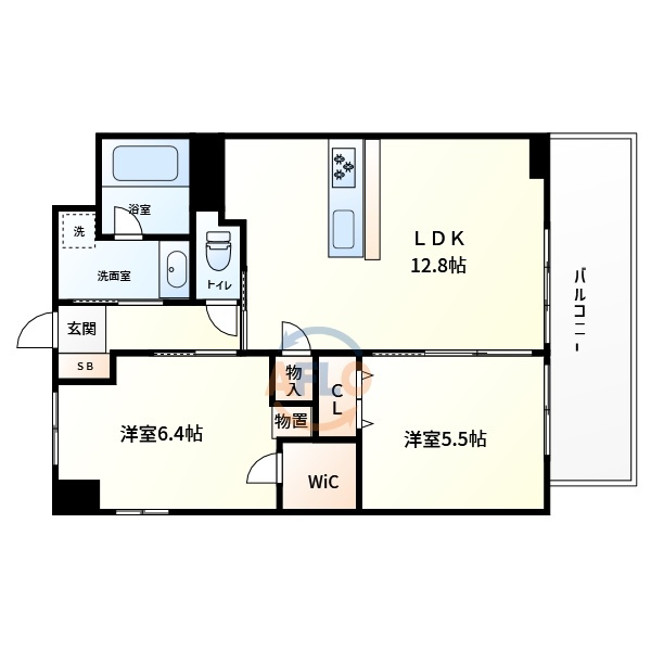 ラ　ヴィータ平野　加美小学校区の間取り|ラ　ヴィータ平野　間取り