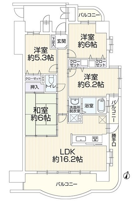 【間取り】の画像